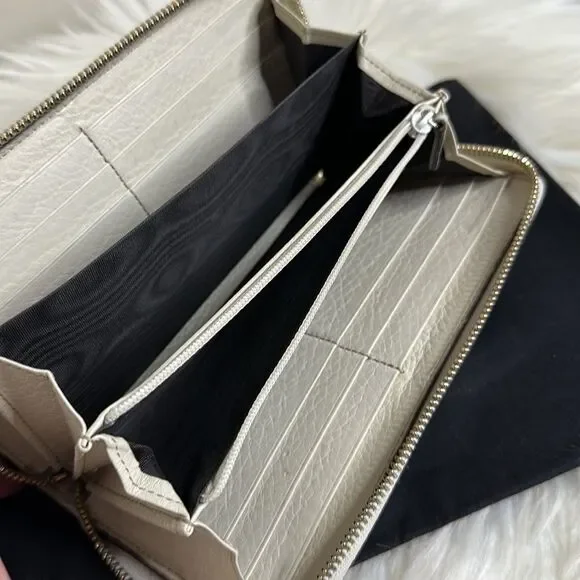 💯Authentic Gucci Soho Zipped Long Wallet🍀 - Picture 8 of 16